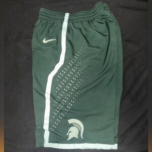 Men’s Nike Michigan Spartan NCAA Basketball Shorts Size Small